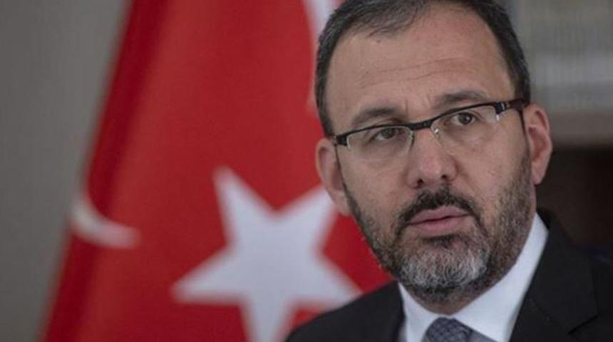 Gençlik ve Spor Bakanı Mehmet Muharrem Kasapoğlu'ndan tribünlerdeki tezahüratlara ilişkin açıklama