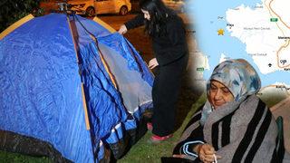 İzmirliler geceyi sokakta geçirdi! Foça'da deprem oldu, Bayraklı'da çadırlar kuruldu