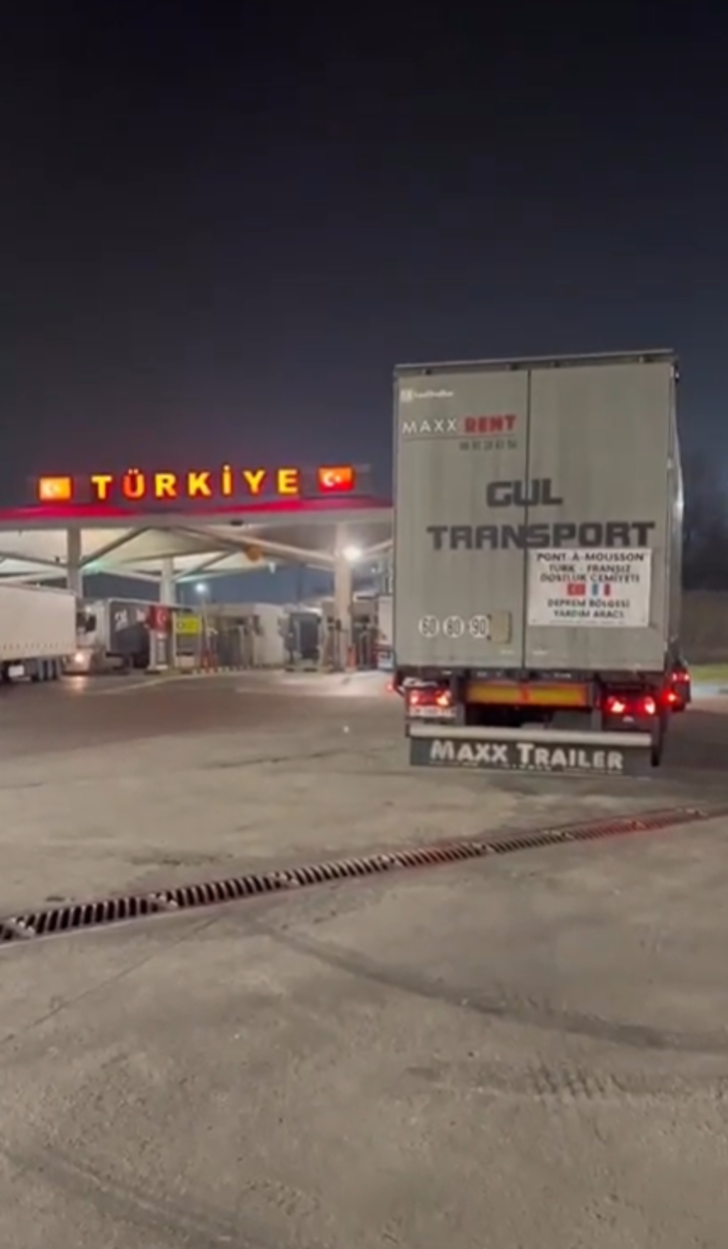 Fransa’da yaşayan Yozgatlı tır şoförü Gülfem Zengin, kendi tırıyla 4300 kilometre yol giderek deprem bölgesine ulaştı! Yardımları böyle götürdü G3