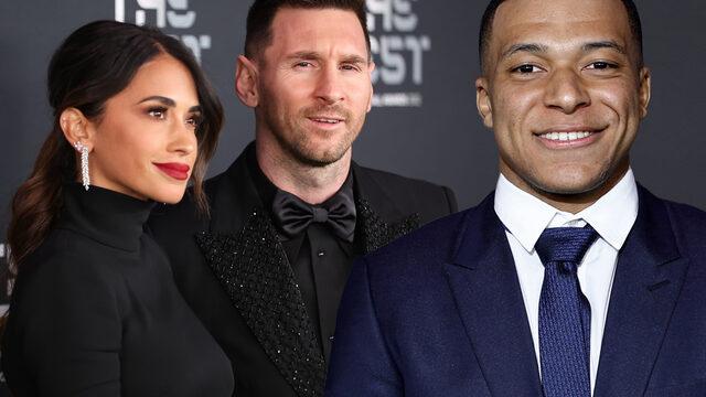 Messi eşini mi karıştırdı? Ödül töreninde eşi Antonella'yı öpmek yerine Mbappe'ye yönelince sosyal medya karıştı...