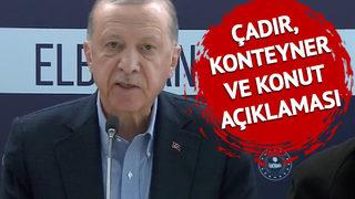 Son dakika | Erdoğan Malatya depremini hatırlatıp vurguladı! Çadır ve konteyner rakamlarını açıkladı... 15 bin liralık taşınma ödemesi yardımı bugün başlıyor