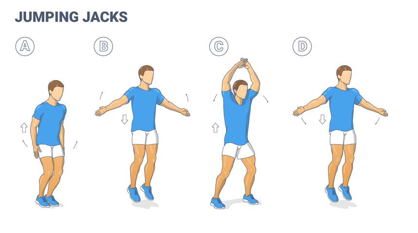 Jumping jack hareketi nedir, nasıl yapılır? Jumping jack hareketi hangi kasları çalıştırır, ne işe yarar?