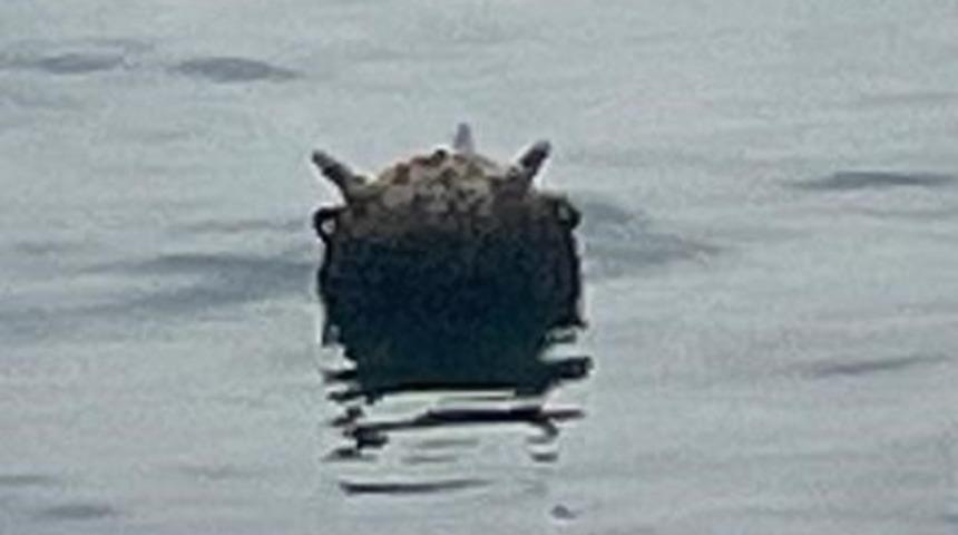 Karadeniz’de tespit edilen mayın kontrollü şekilde imha edildi