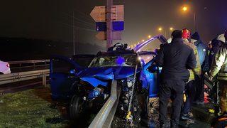 TEM Otoyolu'ndaki trafik kazasında 1 kişi öldü
