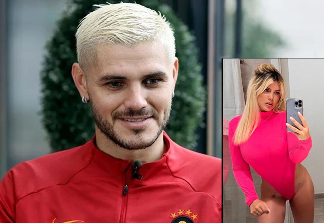 Galatasaray'ın yıldızı Icardi, eşi Wanda Nara'nın &uuml;st&uuml; &ccedil;ıplak fotoğrafını paylaştı! Gelen tepkiler sonrası apar topar sildi...