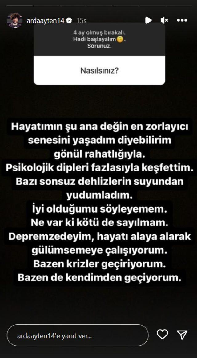 Milyoner'i kazanmıştı! Depremde odası yerle bir olan Arda Ayten paylaştı! 'Bazen krizler geçiriyorum'