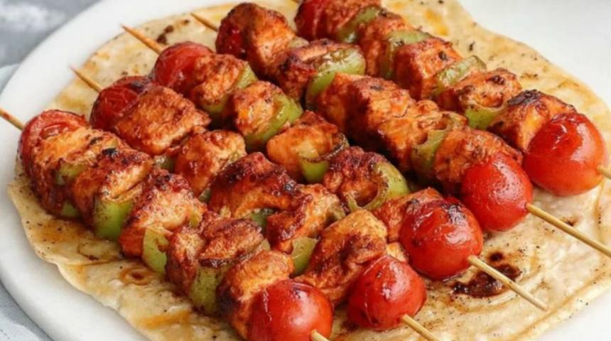 Mangal lezzetinde fırında tavuk şiş tarifi! Evde tavuk şiş nasıl yapılır?