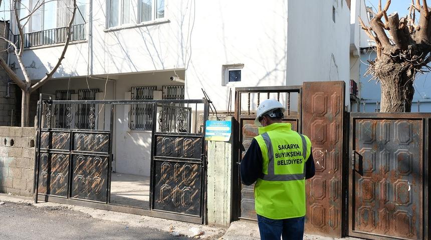 Sakarya Büyükşehir’den hasar tespiti çalışmalarına destek