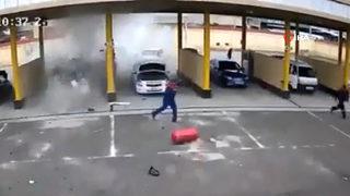 Korkunç ölüm! Patlayan LPG tankının parçaları isabet etti