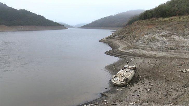 Yer: Alibeyköy Barajı... Suyun çekilmesiyle ortaya çıktı! Gören şaşkına döndü