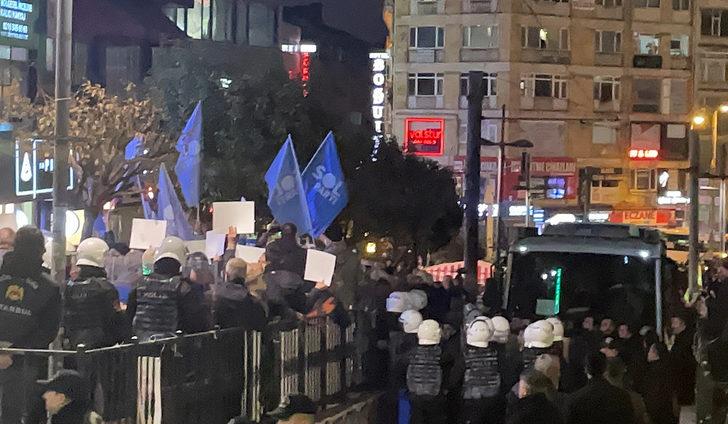 İstanbul'da izinsiz gösteri yapmak isteyen gruptan 8 kişi gözaltına alındı
