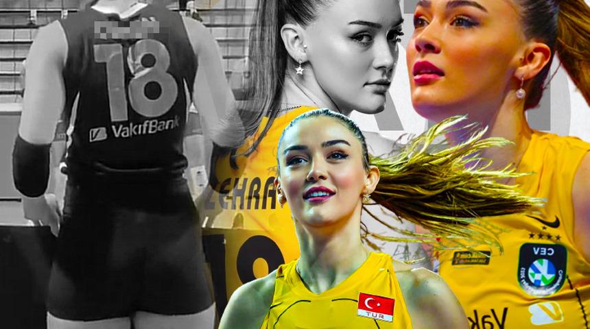 Vakıfbanklı milli voleybolcu Zehra Güneş CEV Şampiyonlar Ligi play-off rövanş maçında yaptığı anlamlı hareketle alkış aldı!