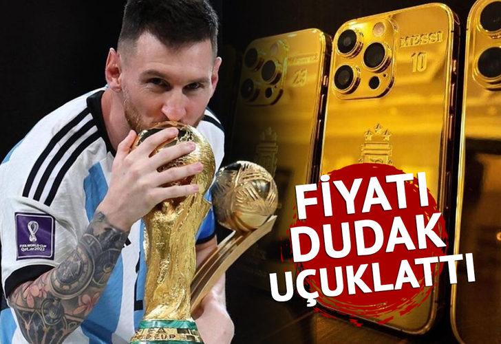 Fiyatını öğrenenler inanamıyor! Lionel Messi'den takım arkadaşlarına 24 ayar altın kaplama iPhone