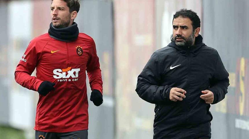 Galatasaray’da Mertens bireysel çalışmalarını sürdürdü