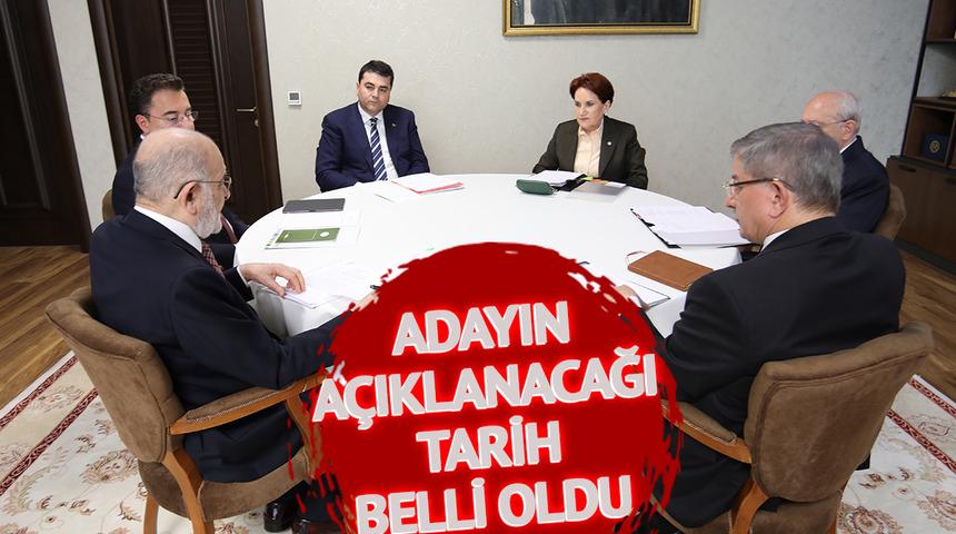 SON DAKİKA: Millet ittifakı Cumhurbaşkanı adayı belli oldu! Altılı masa kararını verdi ıslak imzalar atıldı, dikkat çeken detay...