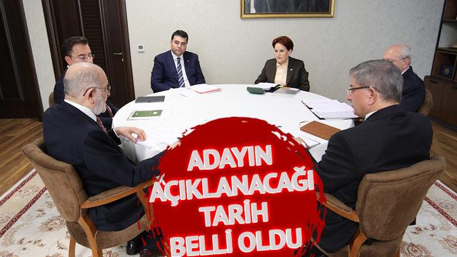 SON DAKİKA: Millet ittifakı Cumhurbaşkanı adayı belli oldu! Altılı masa kararını verdi ıslak imzalar atıldı, dikkat çeken detay...