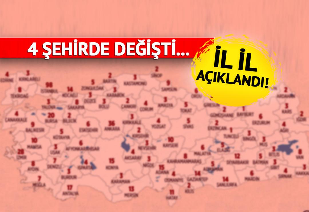 14 Mayıs 2023 se&ccedil;imlerinde hangi il ka&ccedil; milletvekili &ccedil;ıkaracak? Kocaeli, Sakarya, Tunceli ve Bayburt'ta sayı değişti! Depremden etkilenen illerde ise...