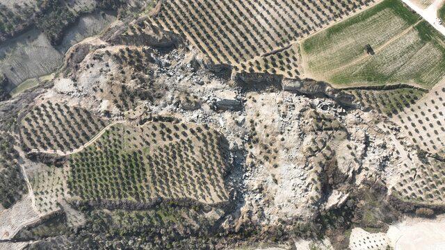 Deprem sonrası oluştu! Uydudan gözüküyor... 500 metre uzunluğunda