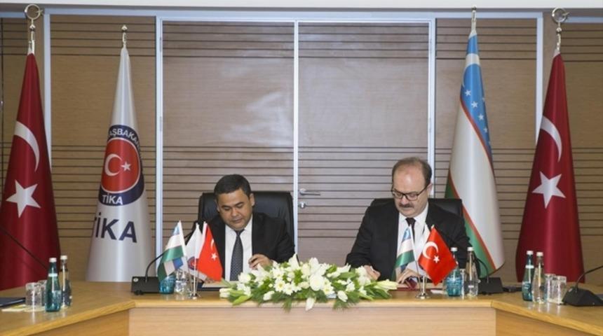 TİKA'dan Özbekistan'da iş birliği protokolü