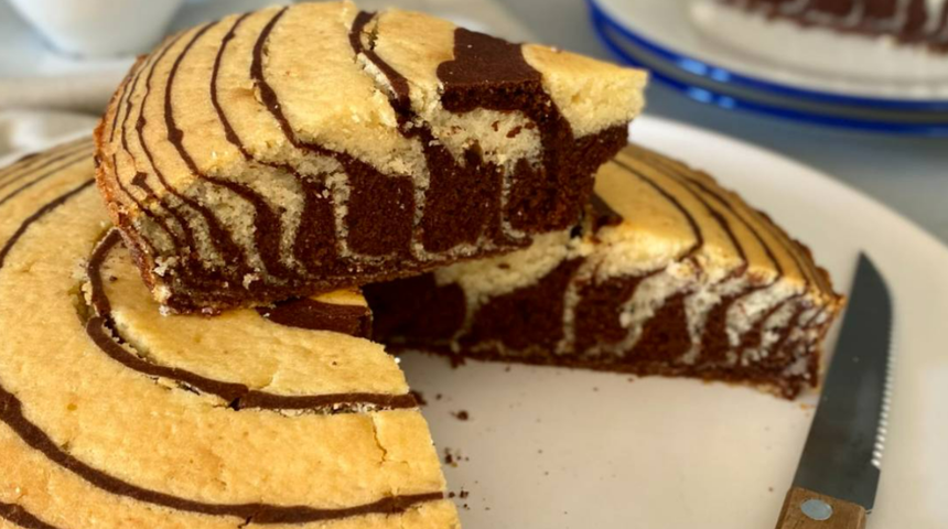 Görüntüsüyle iştah kabartan zebra kek tarifi! İki renkli zebra kek nasıl yapılır?