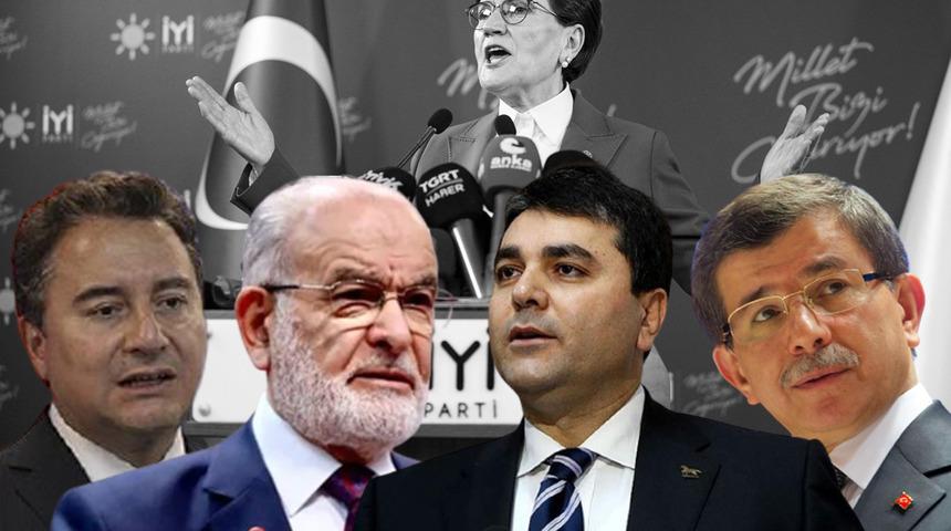 Siyaset gündemi Meral Akşener'in konuşmasıyla değişti! Masadaki 4 lider ne yanıt verdi? Peş peşe açıklamalar