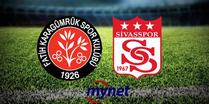 Diagne adeta şov yaptı! Fatih Karagümrük Sivasspor maçında 7 gol