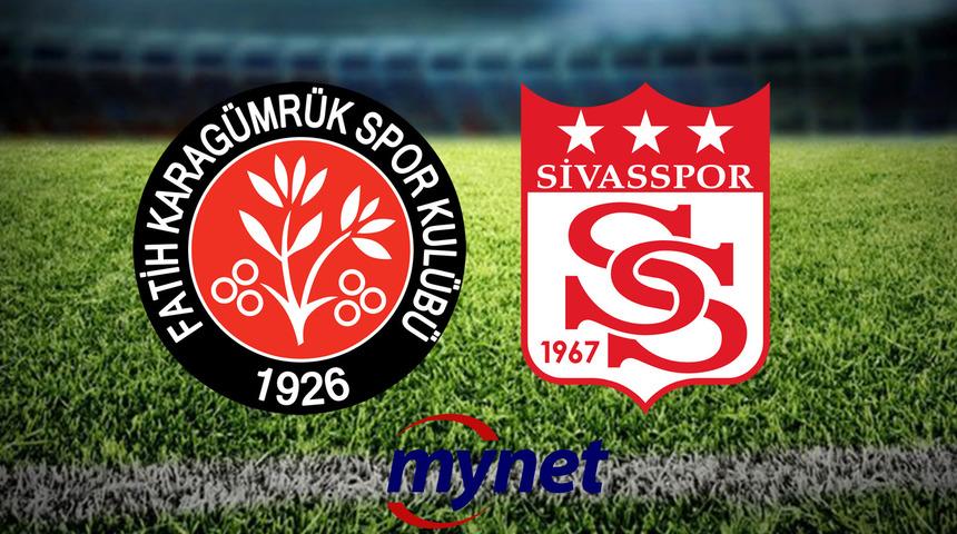 Diagne adeta şov yaptı! Fatih Karagümrük Sivasspor maçında 7 gol