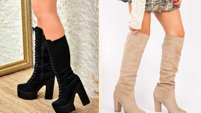 Kombinlerinize şıklık katacak en iyi süet çizmeler