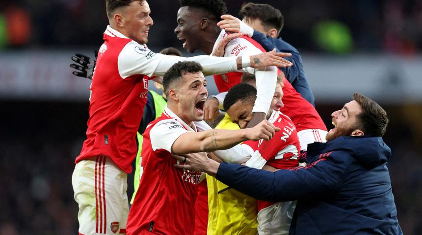 Premier Lig'de lider Arsenal, Bournemouth'u uzatma dakikalarında attığı golle yendi