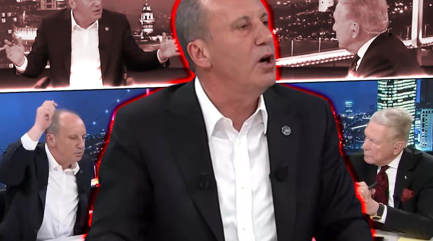 Uğur Dündar izin istedi, Muharrem İnce o soru üzerine rest çekti! Canlı yayına damgasını vuran anlar: Millet İttifakından açıklama gelince...
