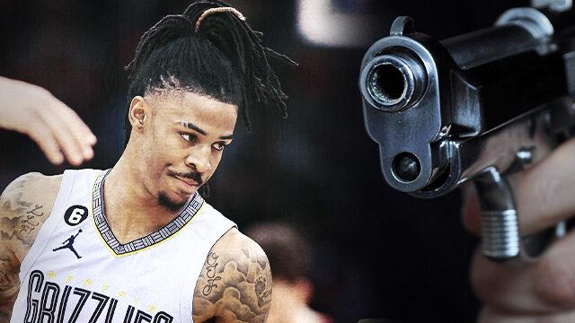 Canlı yayında silah gösterdi, kulüp kadro dışı bıraktı! NBA'in süperstarı Ja Morant'ten akılalmaz hareket...