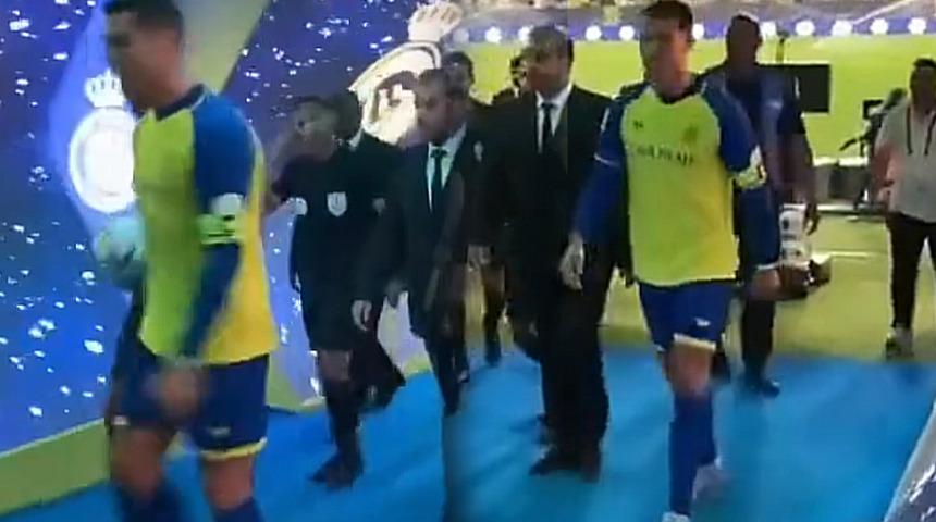 Al Nassr'ın yıldızı Cristiano Ronaldo, gol atamadı, deliye döndü! "Messi senden daha iyi" diyen çocuğa verdiği yanı gündem oldu!