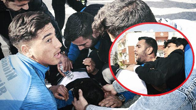 Amatör lig maçında olay! Deplasman seyircisi, ev sahibinin tesislerini bastı: 4 yaralı...