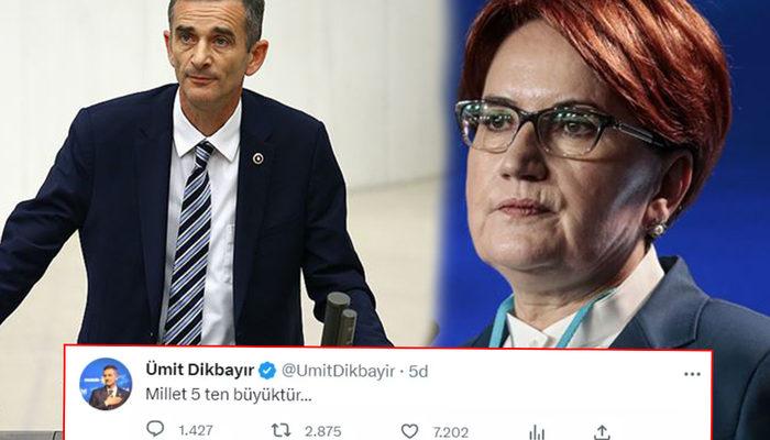 Attığı tweet'i neden sildiğini anlattı! 'Meral Akşener aradı...'