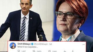'Millet 5'ten büyüktür' tweet'ini silmişti! İYİ Partili Ümit Dikbayır olayın perde arkasını anlattı... 'Meral Akşener aradı'