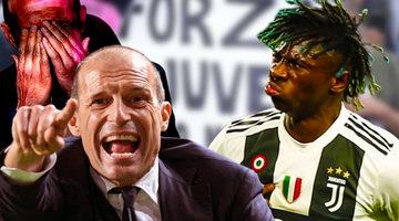 Roma Juventus maçında görülmemiş rekor! Juve'nin yıldızı Moise Kean oyuna girdikten 39 saniye sonra kırmızı kart gördü
