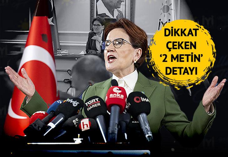 Gündemi belirleyen konuşmanın perde arkasını anlattı! 'Akşener'in cebinde 2 metin vardı' iddiası: "İYİ Partililer birbirine soruyor"