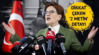 Gündemi belirleyen konuşmanın perde arkasını anlattı! 'Akşener'in cebinde 2 metin vardı' iddiası: İYİ Partililer birbirine soruyor