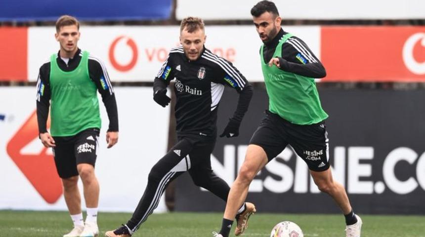 Beşiktaş'ta sakatlığı bulunan Rachid Ghezzal'den iyi haber! Takımla beraber çalıştı