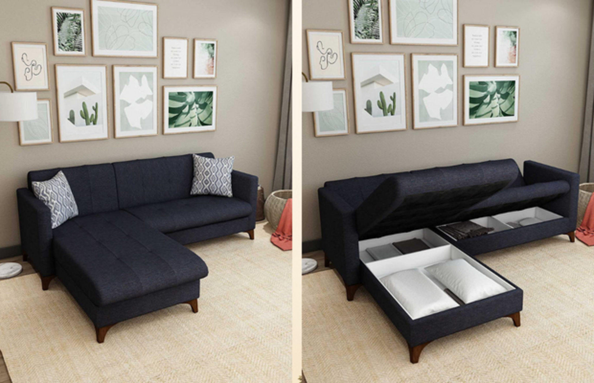 Oturma alanına rahat ve şık bir dokunuş yapmak isteyenler için en uygun L koltuk modelleri