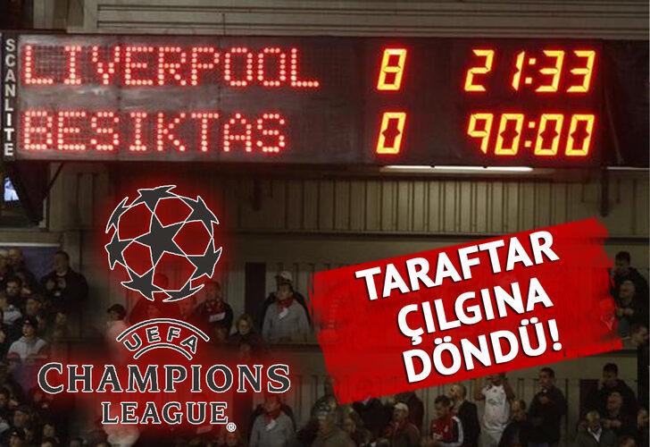 Şampiyonlar Ligi hesabından Beşiktaş taraftarını kızdıran paylaşım! Liverpool'un Manchester United galibiyeti sonrası, 8-0'lık maçı paylaştılar