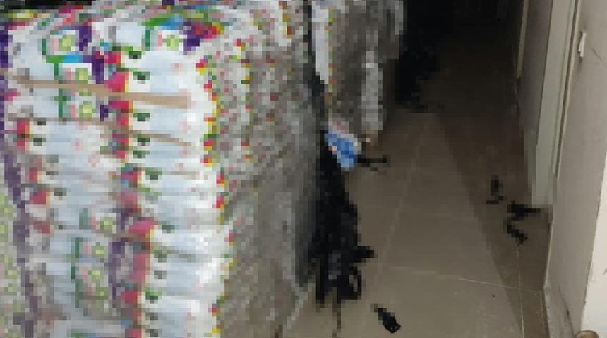 Şaşkına çeviren olay! Baskında tonlarca sahte deterjan ele geçirildi