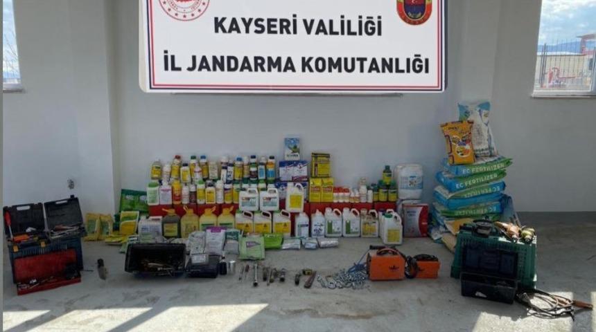 Jandarma 14 faili meçhul hırsızlık olayını aydınlattı