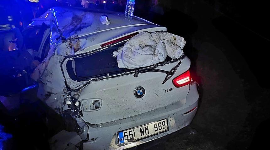 Samsun’da trafik kazası: 8 yaralı
