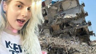 Hatay'da olan Aleyna Tilki isyan etti! 'Millet sırf siyasi görüş zannettiği inançlar için...'