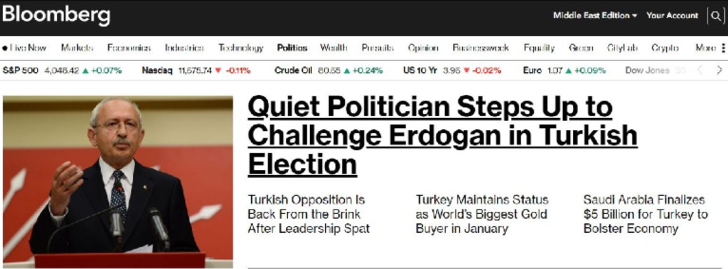 Millet İttifakı’nın Cumhurbaşkanı adayı olarak Kemal Kılıçdaroğlu’nun açıklanması dünya basınında böyle yorumlandı... “Muhalefet birleşmeyi başardı” G2