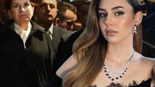 Berfu Yenenler, Meral Akşener'in konuşma sırasındaki halini paylaşıp bakın ne yaptı