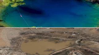 Deprem sonrasında Yeşilgöz’ün rengi değişti! Suyu görenler gözlerine inanamadı