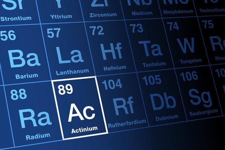 Simgesi Ac olan element nedir, özellikleri nelerdir? Ac elementi periyodik tabloda nerede yer alır? 