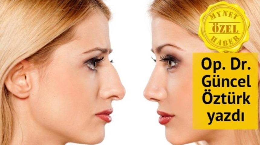 Burun ameliyatından sonra...